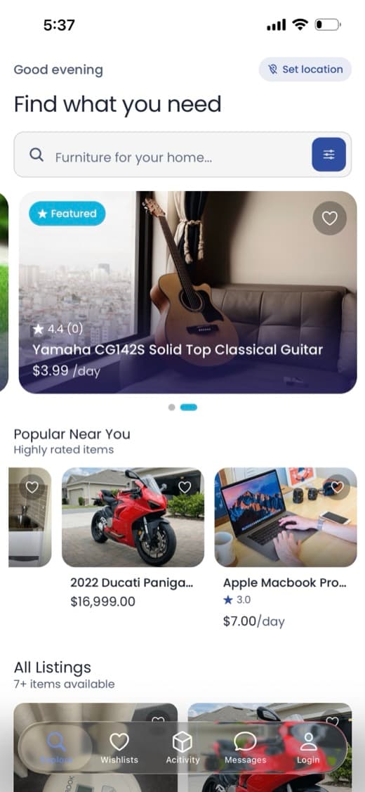 Floatin App Screenshot